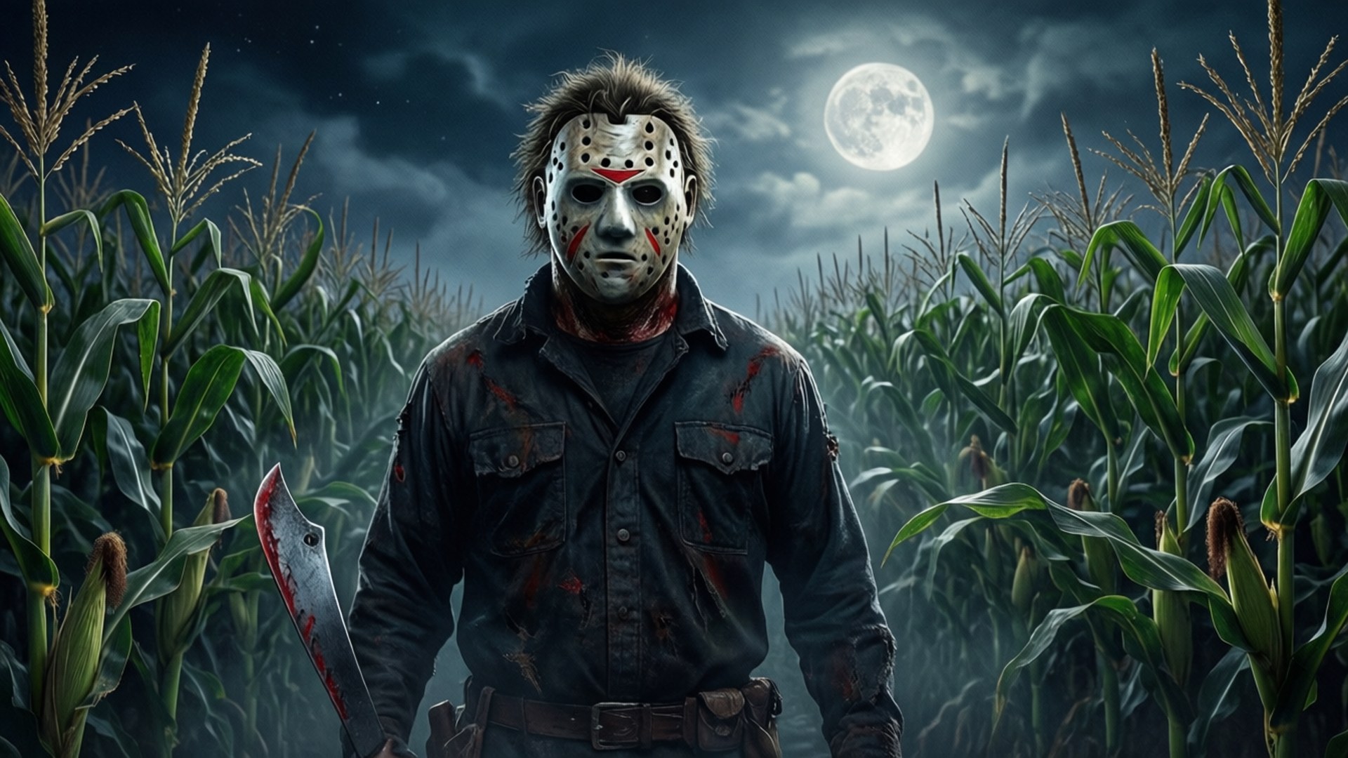 Cornfield Stalker Wallpaper