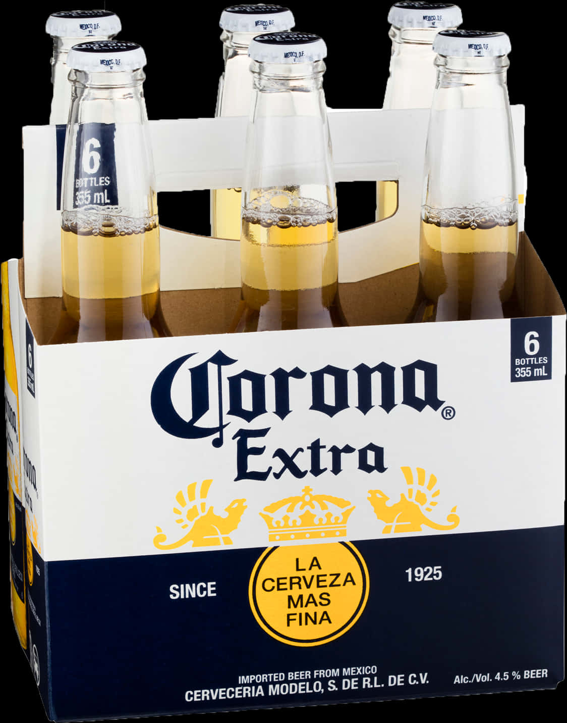 Corona Extra Beer Bottle Pack PNG