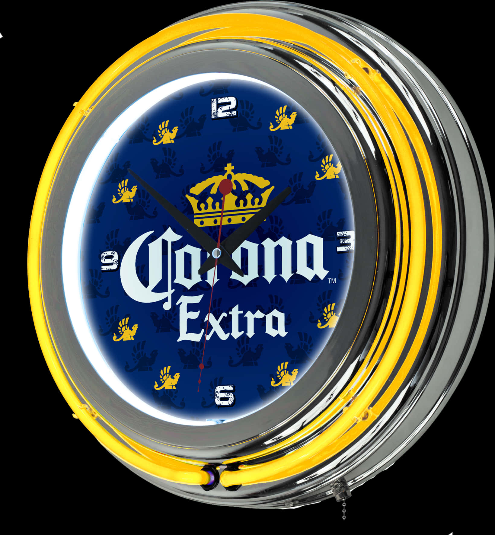 Corona Extra Beer Branded Wall Clock PNG