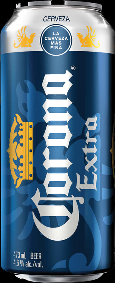 Corona Extra Beer Can Design PNG