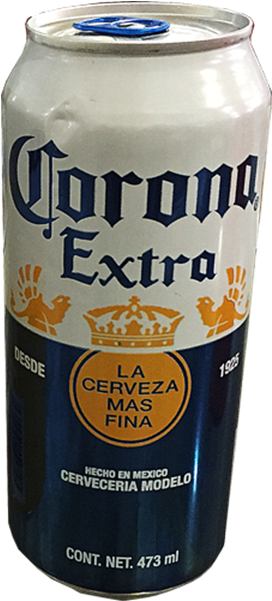 Corona Extra Beer Can473ml PNG