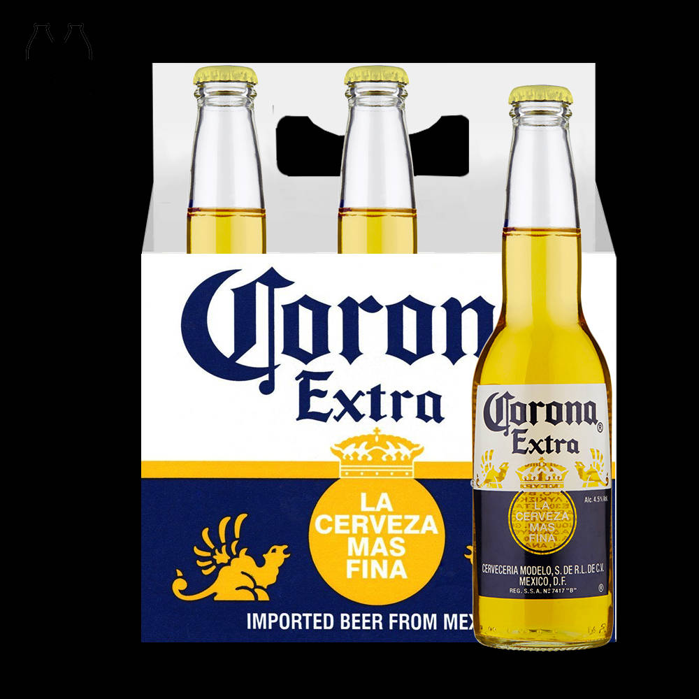 Artegráfico De La Cerveza Corona Extra Fondo de pantalla