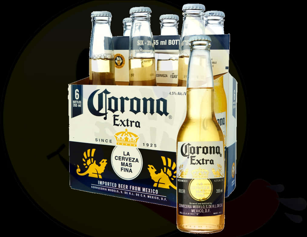 Corona Extra Beer Pack PNG