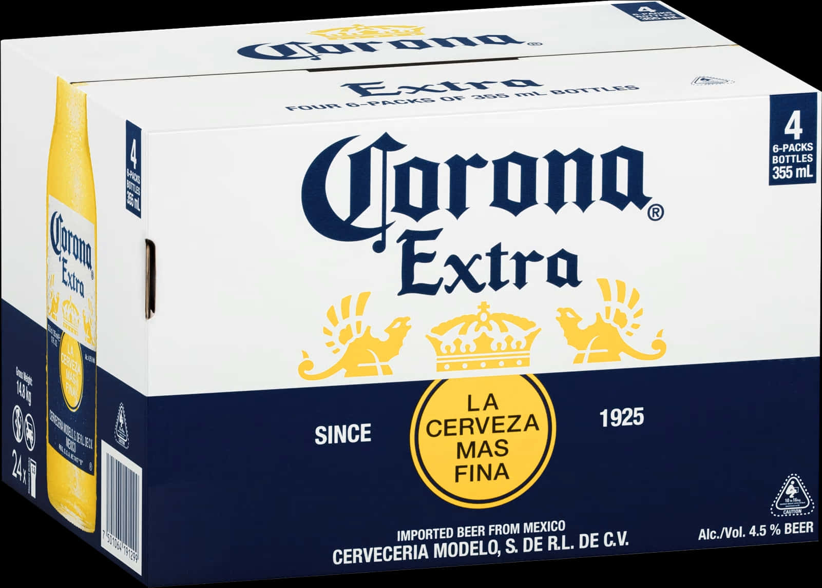 Corona Extra Beer Pack Product Image PNG