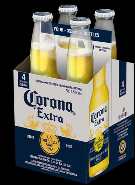 Corona Extra Beer Pack355ml Bottles PNG