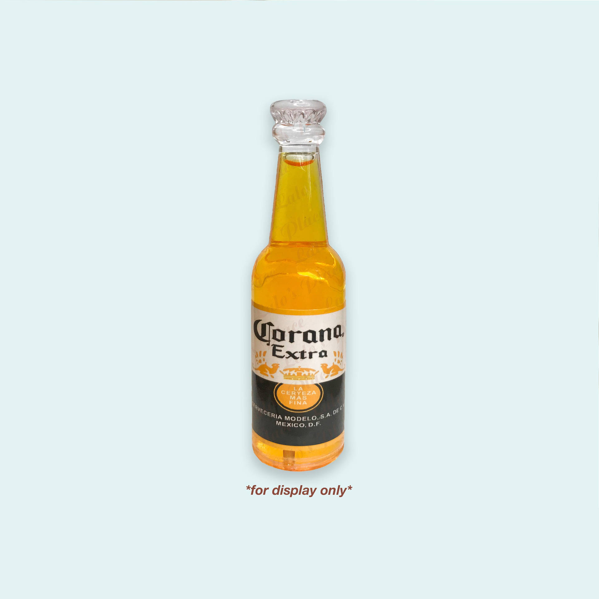 Corona Extra Display Glass Bottle Wallpaper