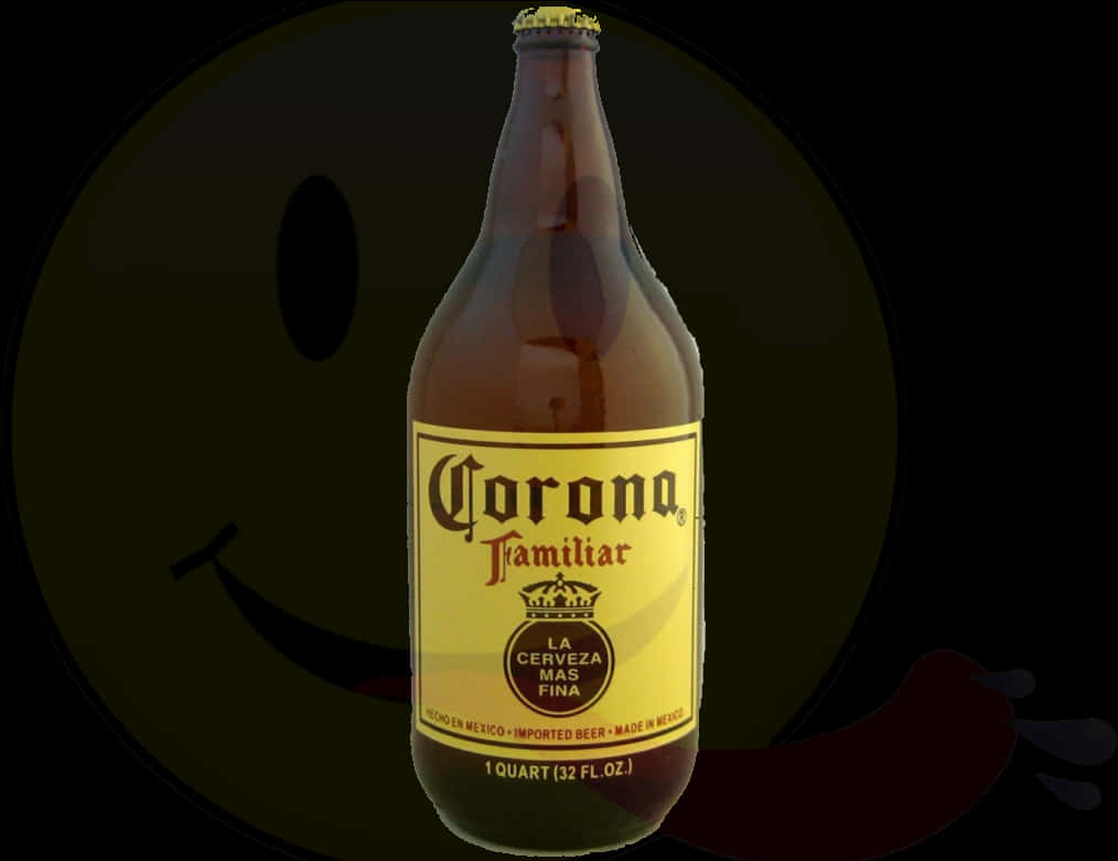 Corona Familiar Beer Bottle PNG