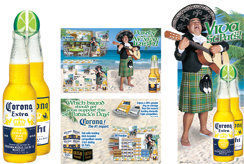 Corona St Patricks Day Promotion PNG