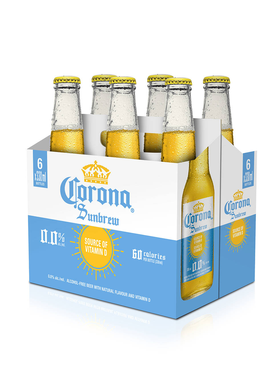 Corona Beer: Refreshing Brew in a Six-Pack Wallpaper