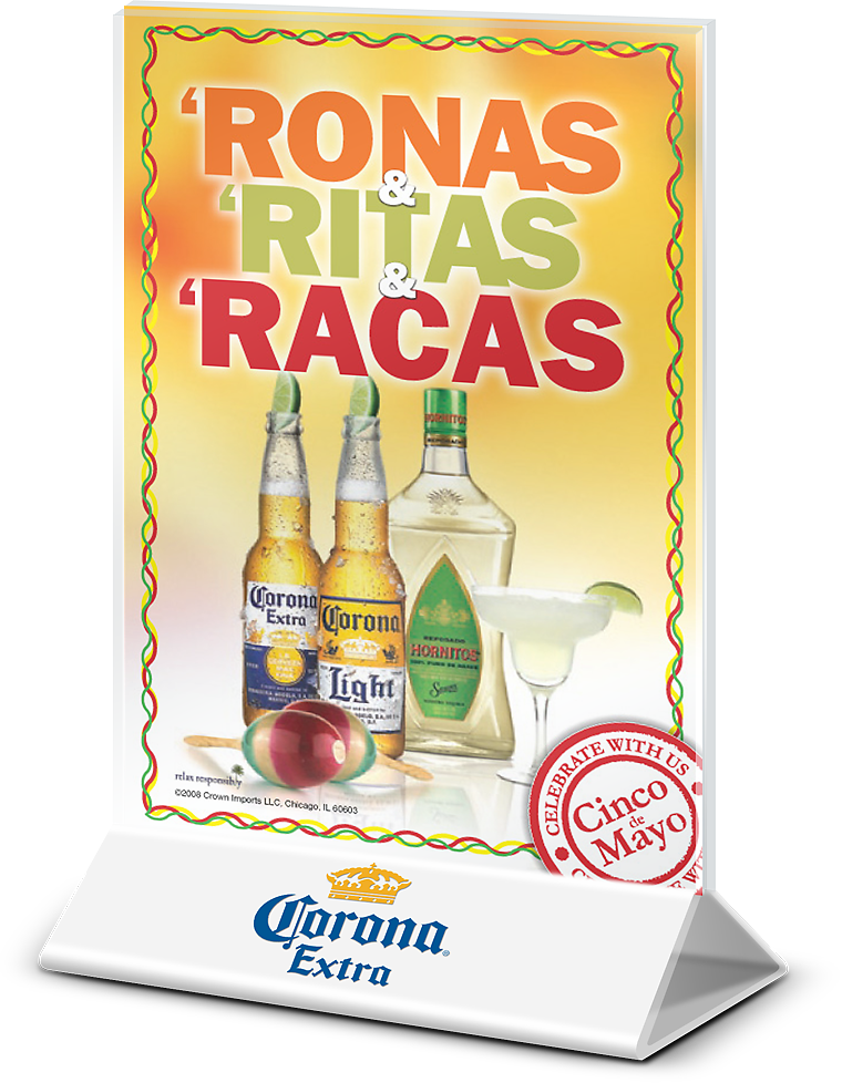 Coronas Ritas Racas Cincode Mayo Promotion PNG