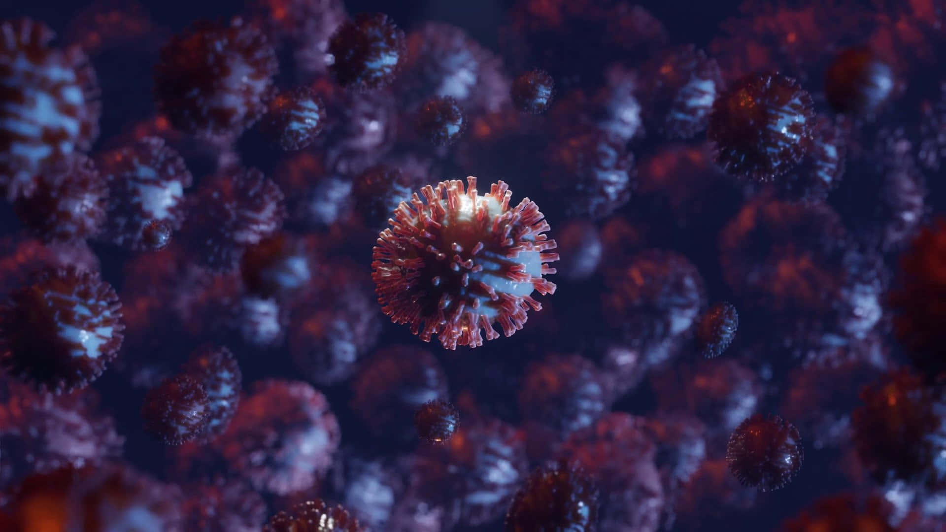 Dramatic Coronavirus Close-up