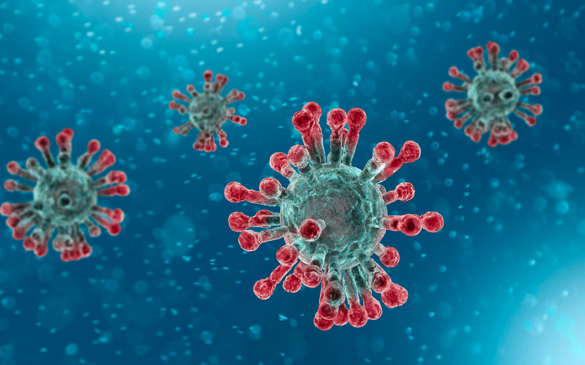 Coronavirus Crown Spikes Background