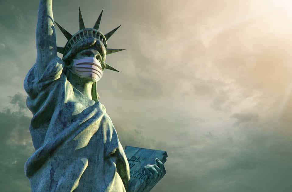 Coronavirus Funny Picture Statue Of Liberty Wallpaper