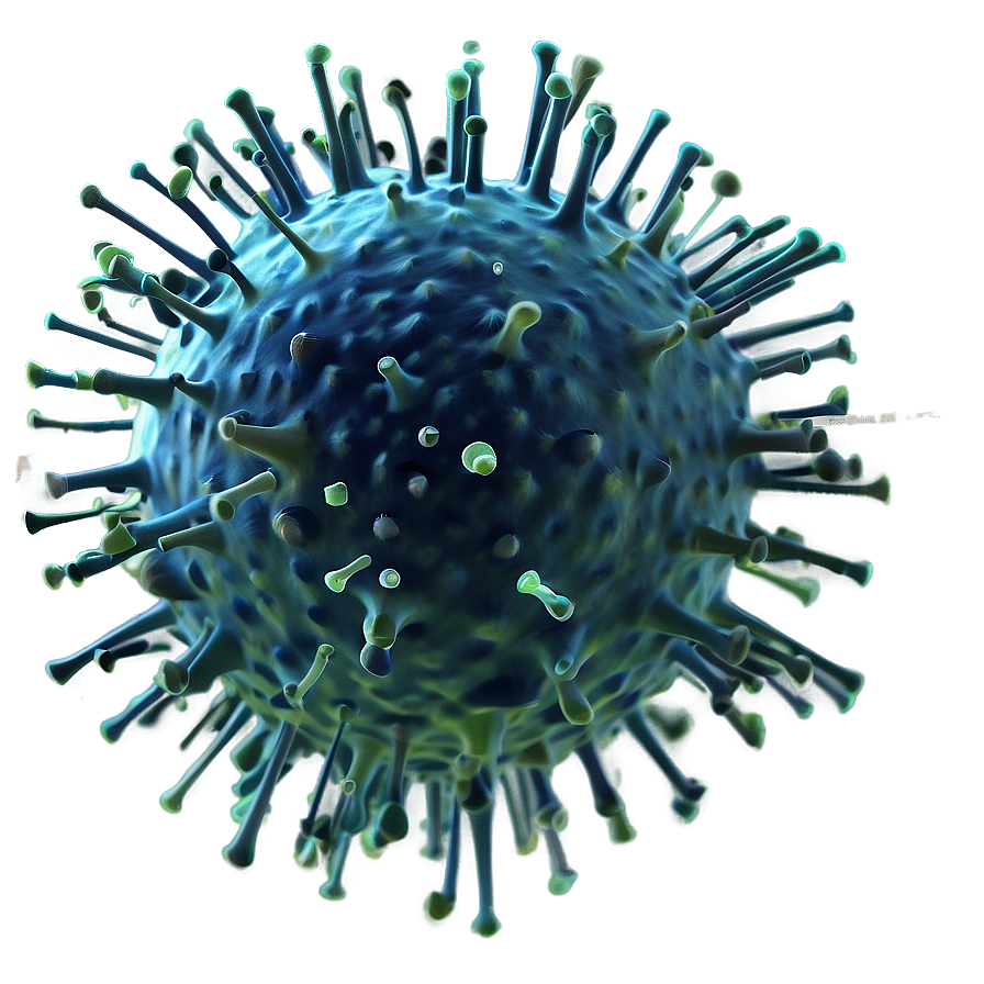 Coronavirus Sars-cov-2 Particle Png 05262024 PNG