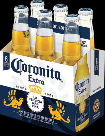 Coronita Extra Beer Bottles Pack PNG