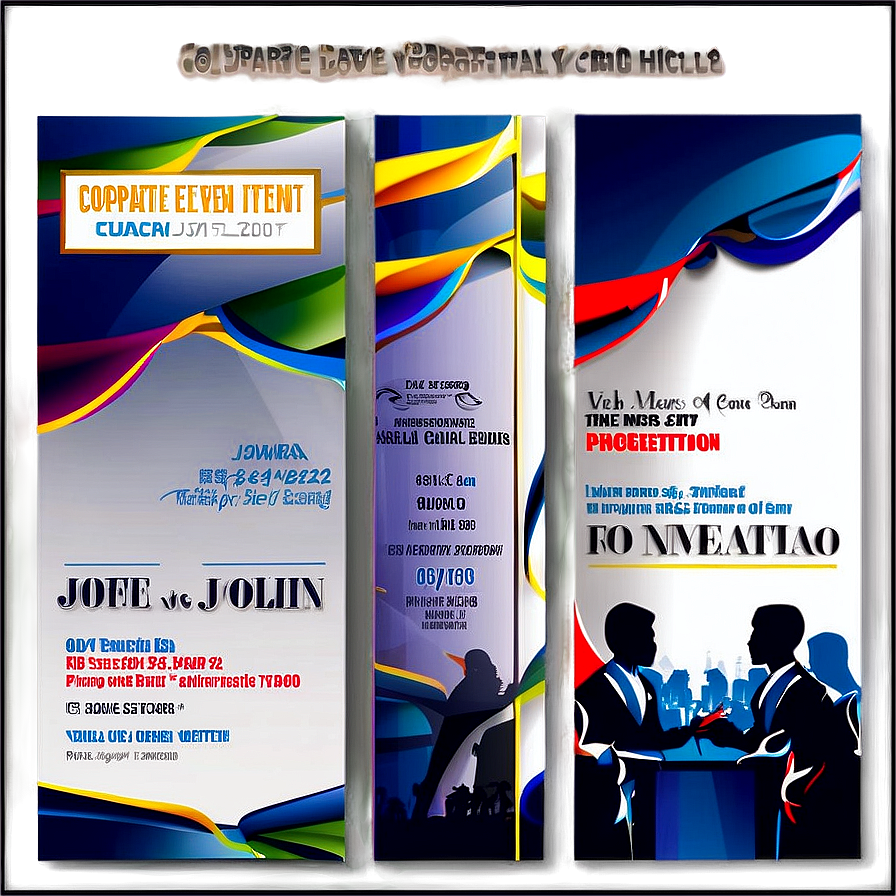 Corporate Event Invitation Png Dbr PNG