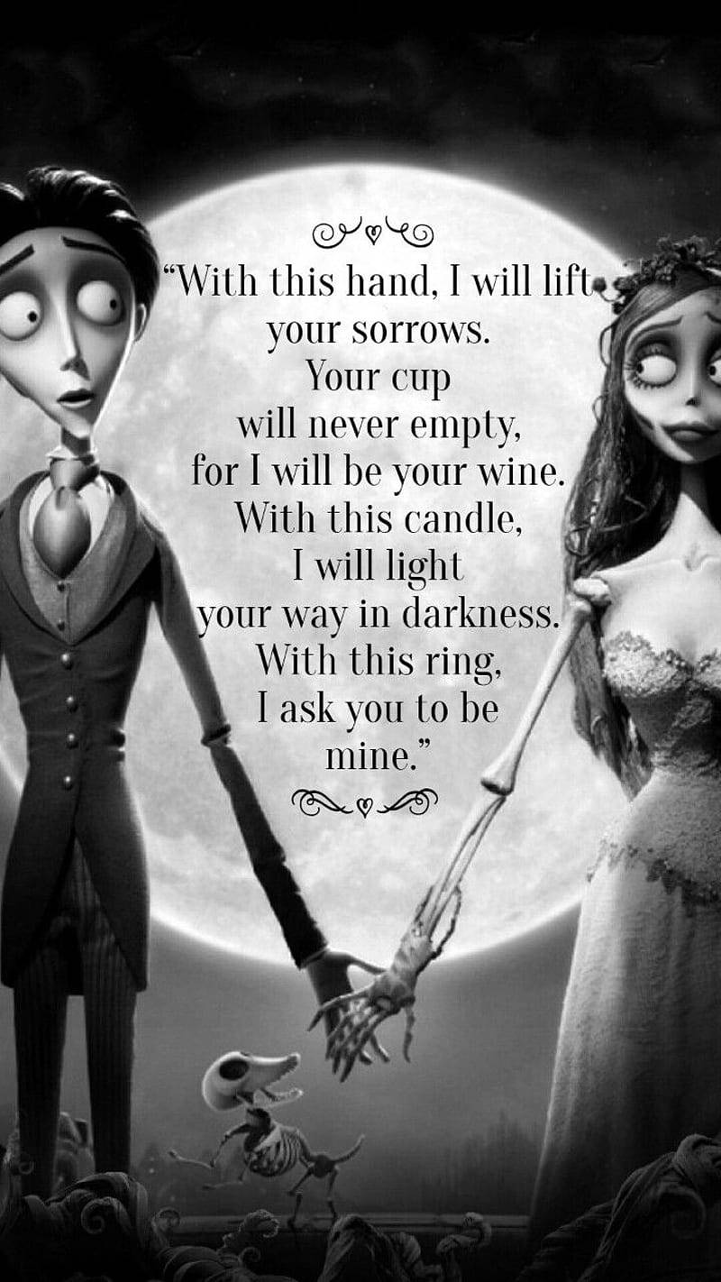 Corpse Bride Moon With Vow Wallpaper