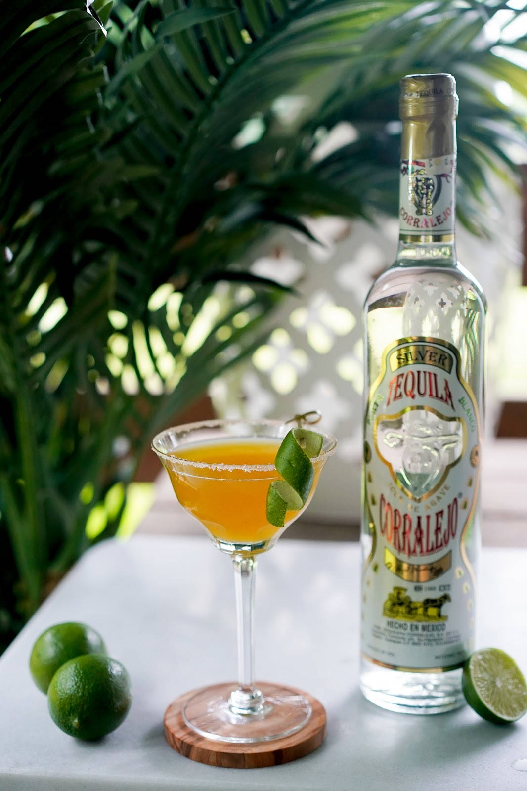 Corralejo Lime Tequila Blanco Cocktail Wallpaper