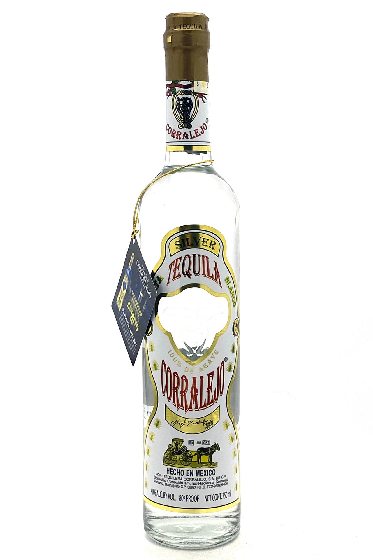 Corralejo Tequila Blanco Silver Bottle Wallpaper
