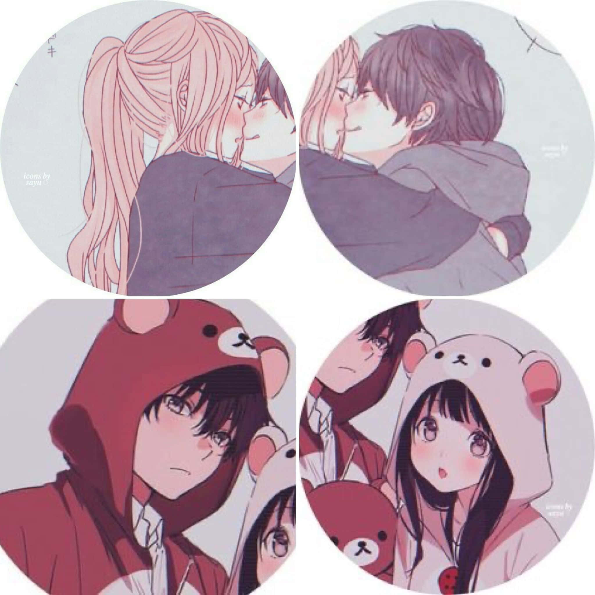 Embroidered Couple Anime Cat Hoodies - Bugaloo Boutique
