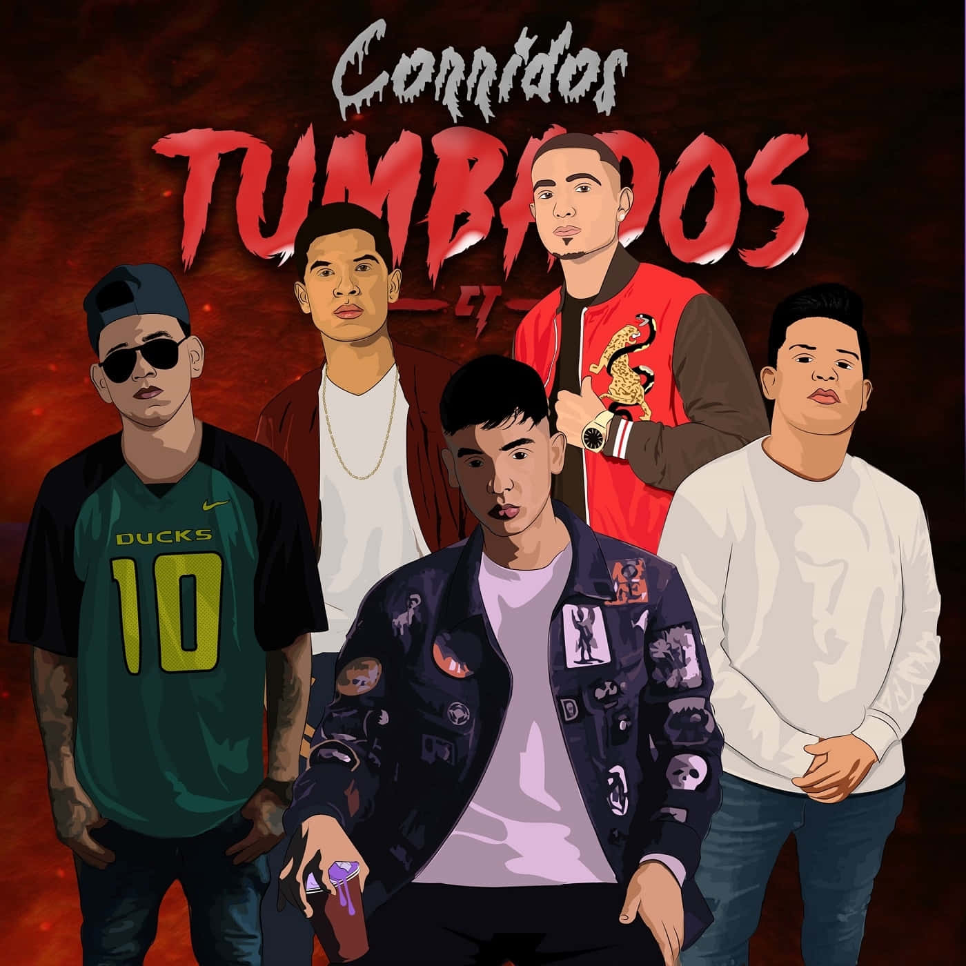 Corridos Tumbados Album Cover Wallpaper