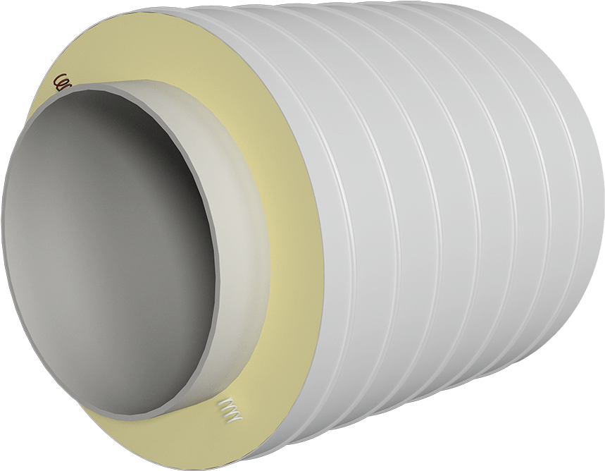 Corrugated Plastic Pipe Profile PNG