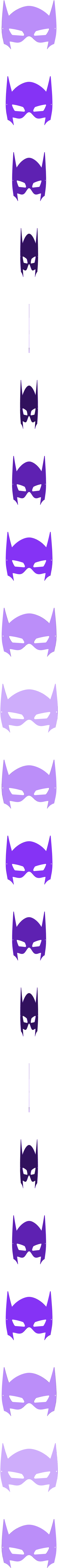 Corrupted Image Batman Mask PNG