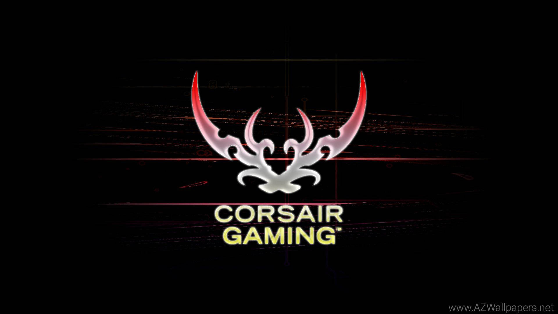 Corsair Gaming Logo Swords Background