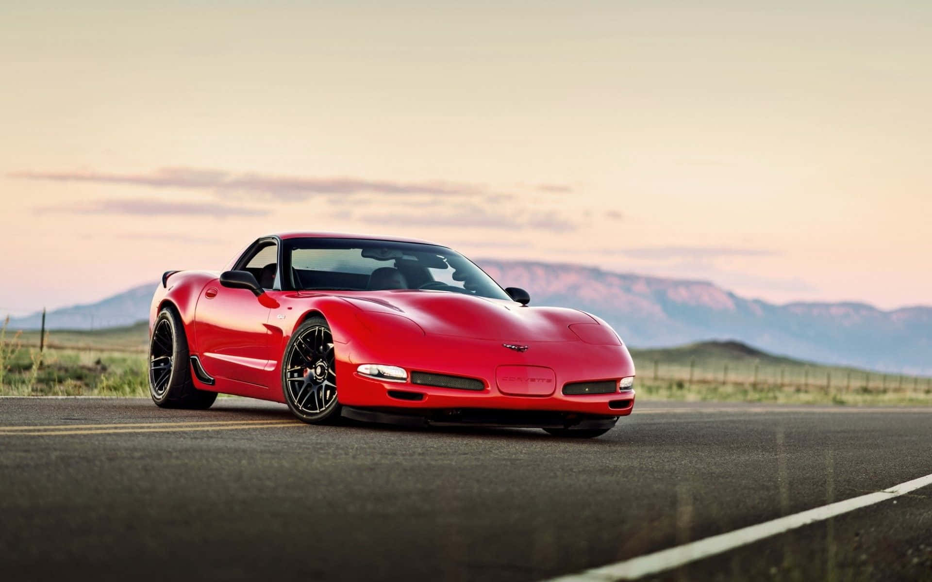 Unlock the power of speed with the classic Corvette.