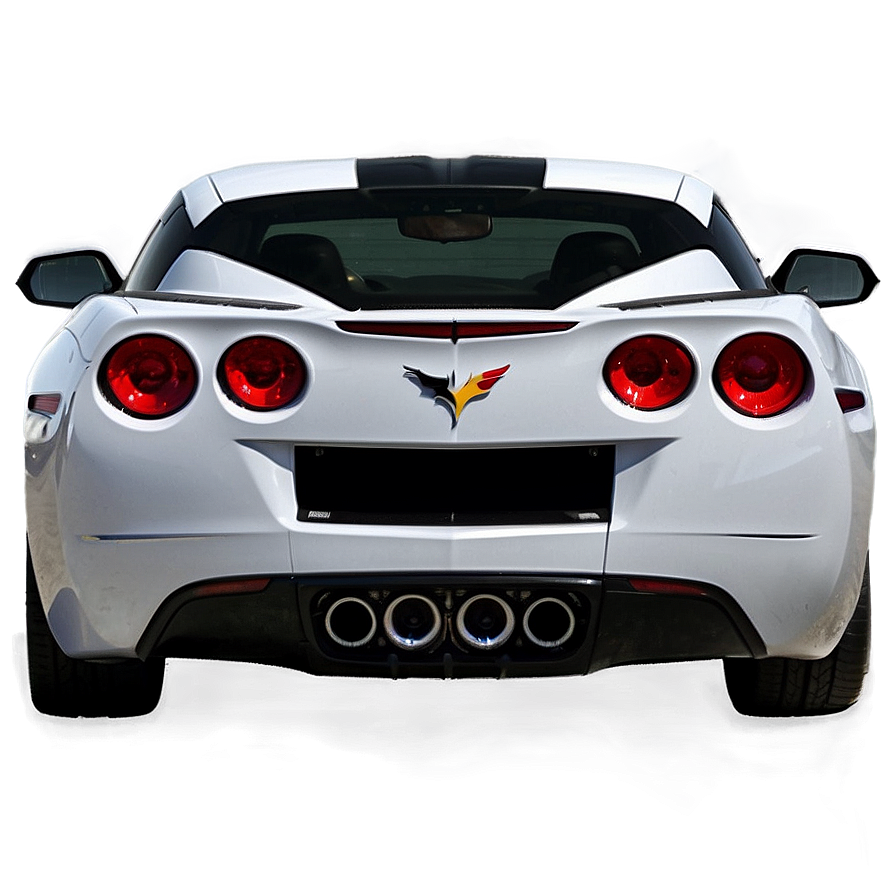 Corvette Rear View Png 06252024 PNG