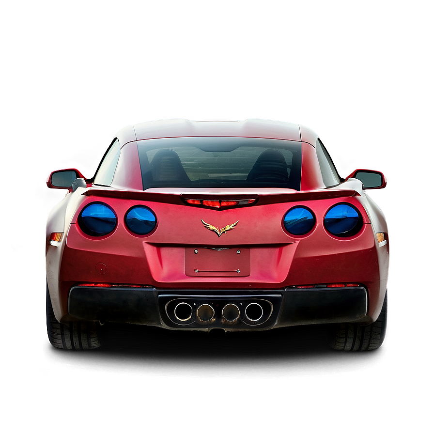 Corvette Rear View Png Jws PNG