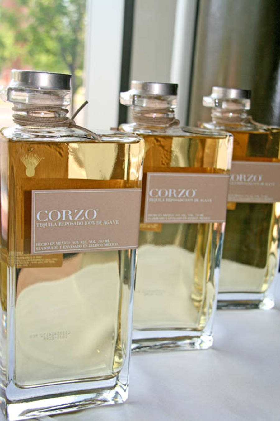 Exquisite Bottle of Corzo Reposado Tequila Wallpaper