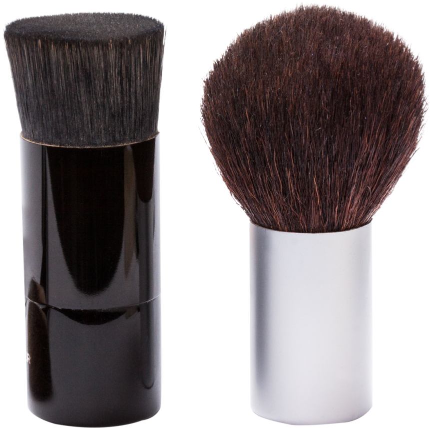 Cosmetic Brushes Blackand White PNG