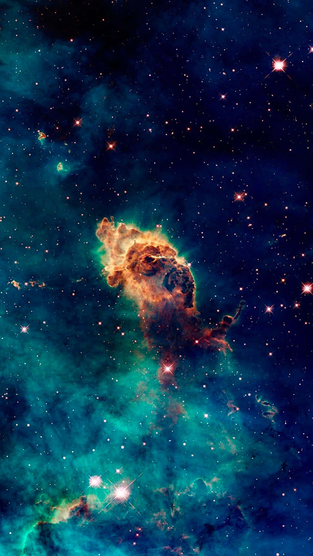 Cosmic Glowing Stardust Wallpaper