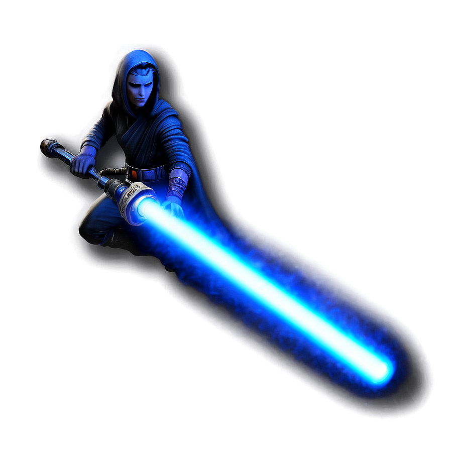 Cosmic Blue Lightsaber Png Dga PNG