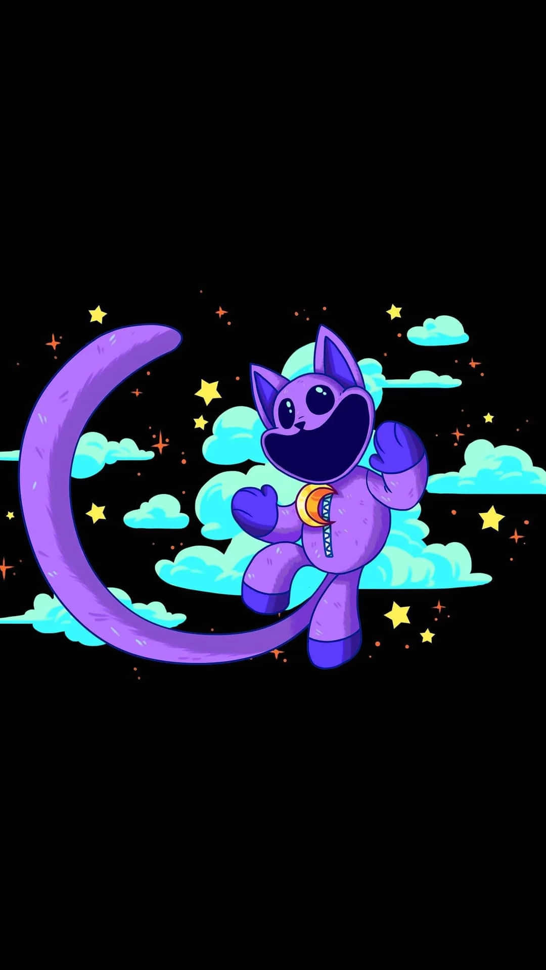 Cosmic Catnap Cartoon Character Wallpaper