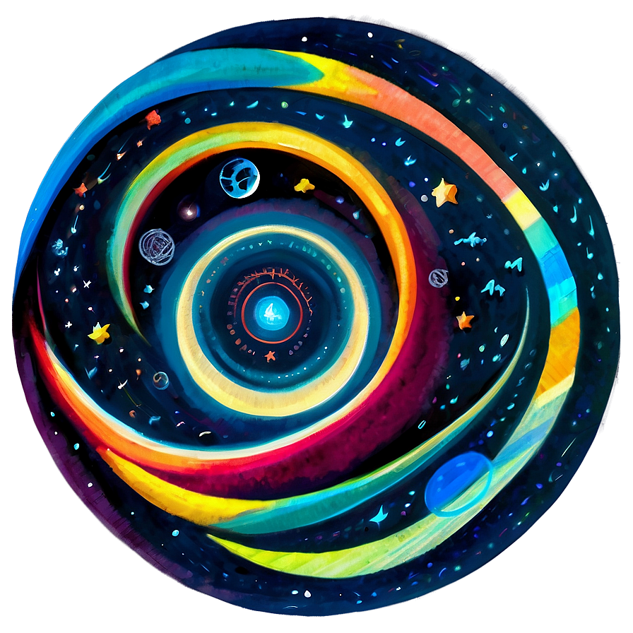 Cosmic Circle Drawing Png 58 PNG