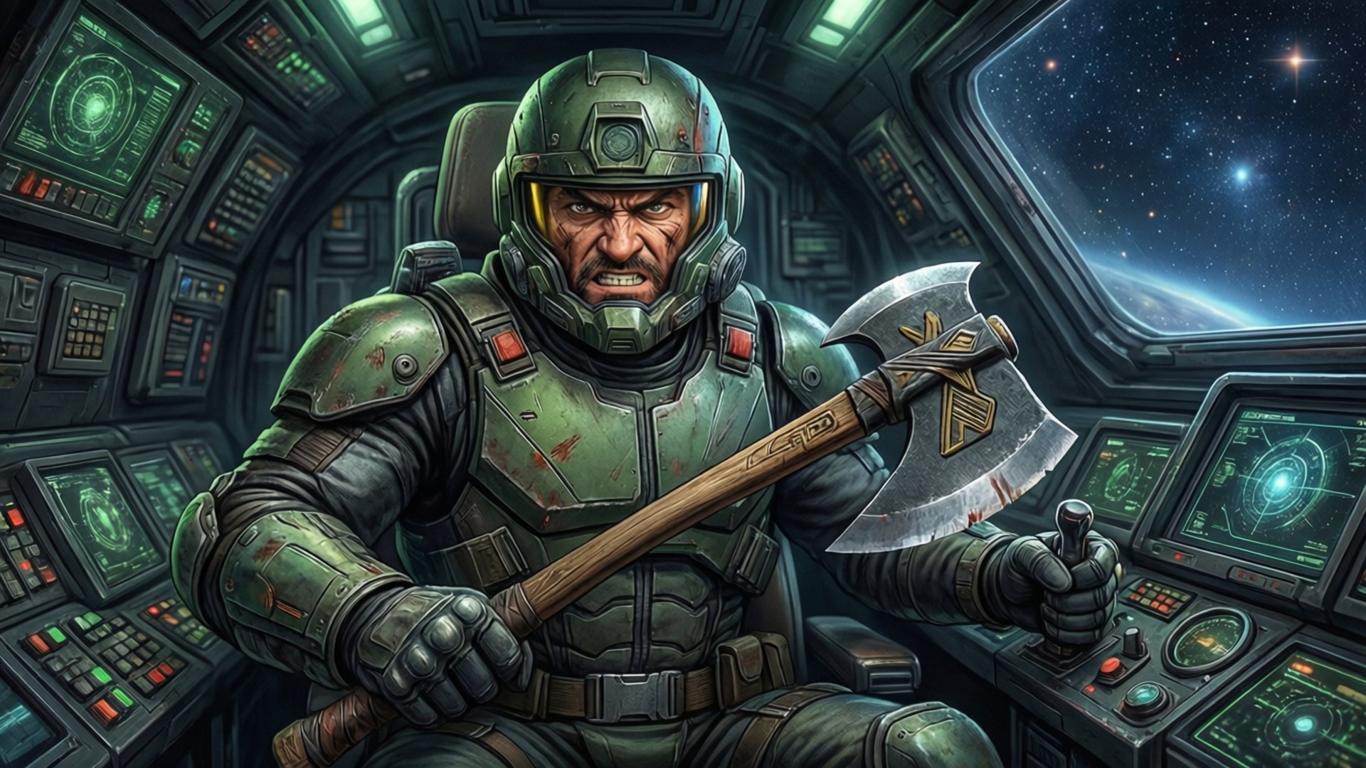 Cosmic Cop Bakgrunner