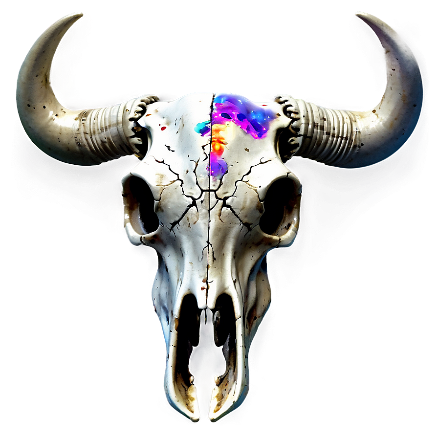 Cosmic Cow Skull Png 50 PNG