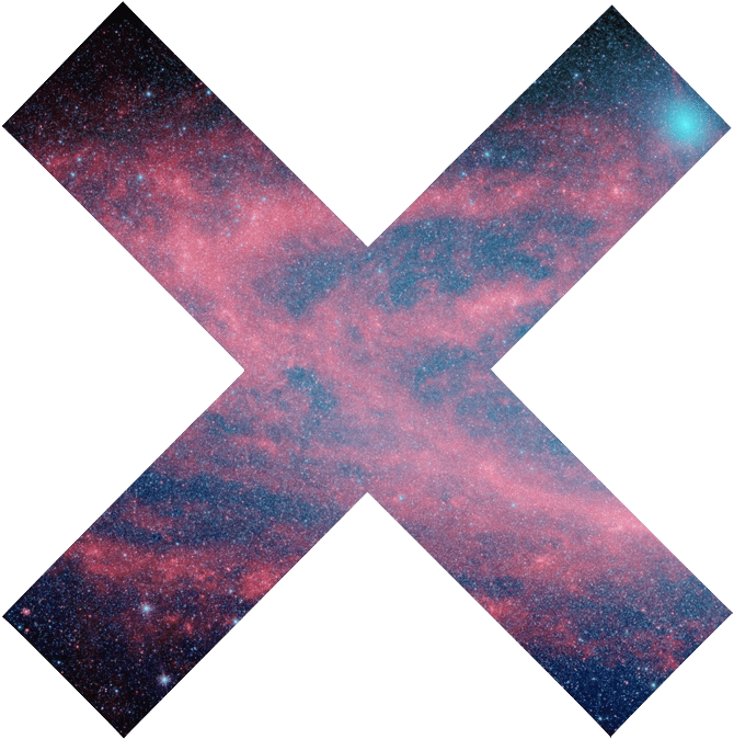 Cosmic Cross Overlay PNG