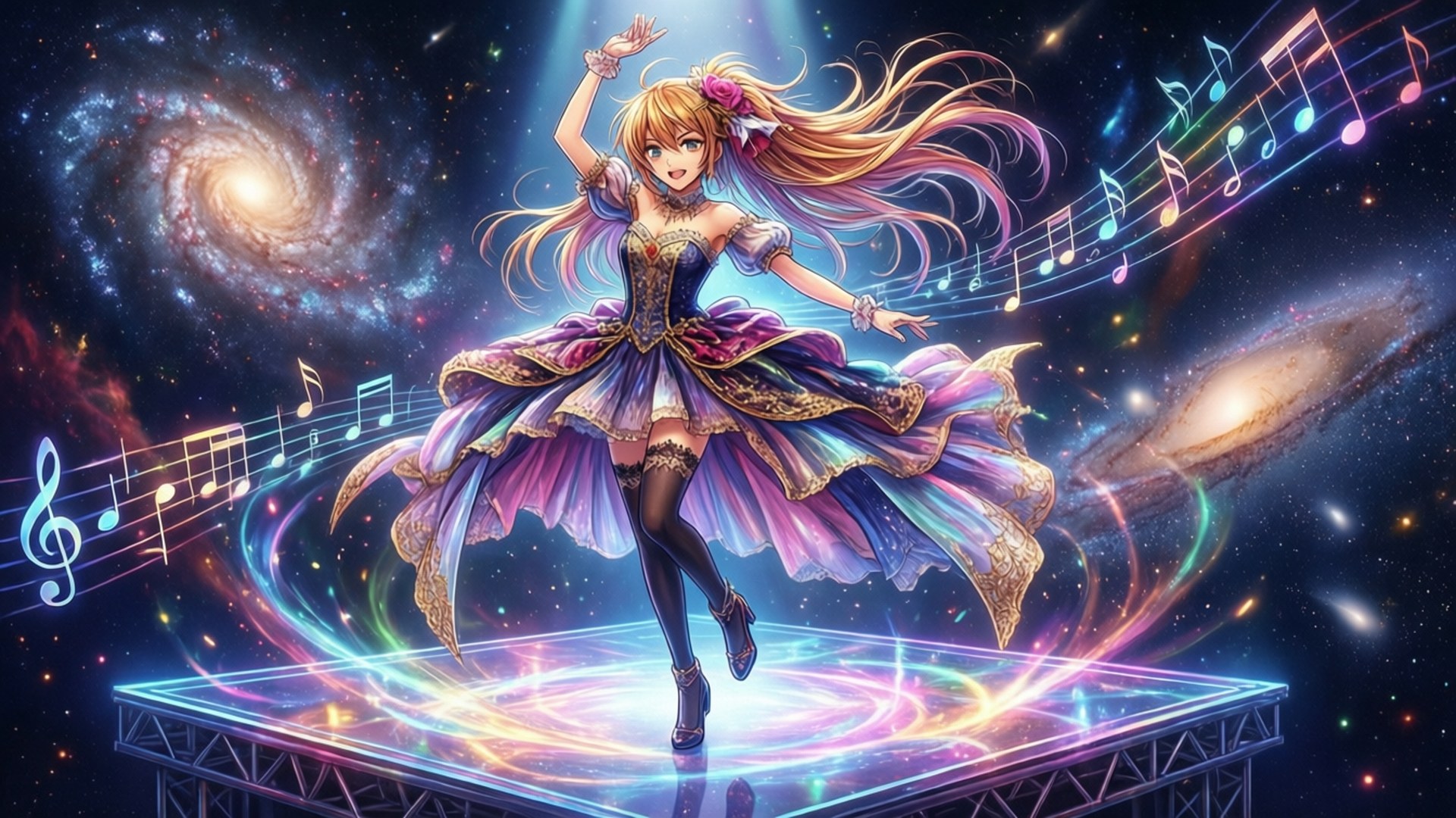 Kosmisk Diva Opførelse Wallpapers