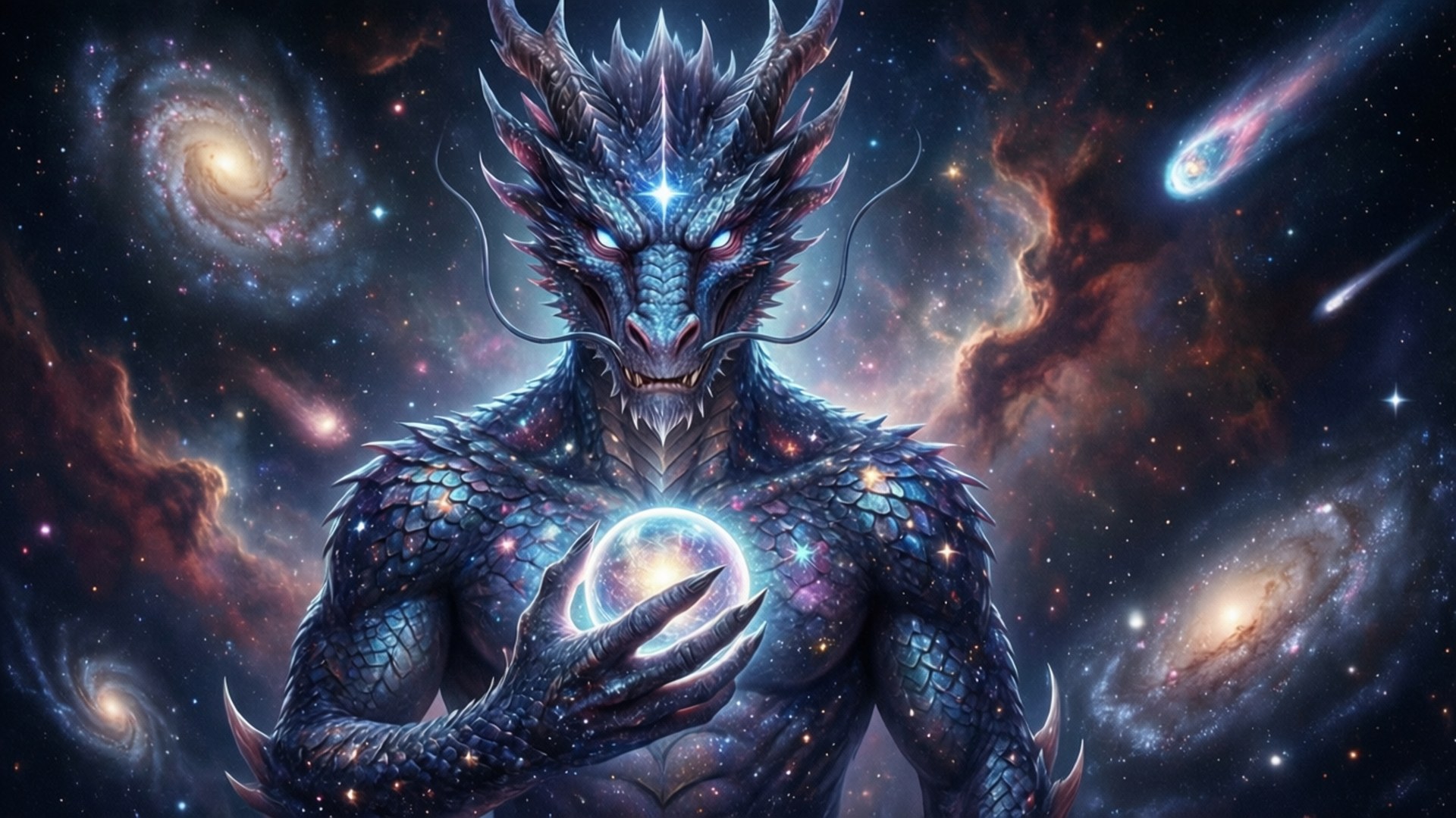 Cosmic Dragonborn Fonds d'écran