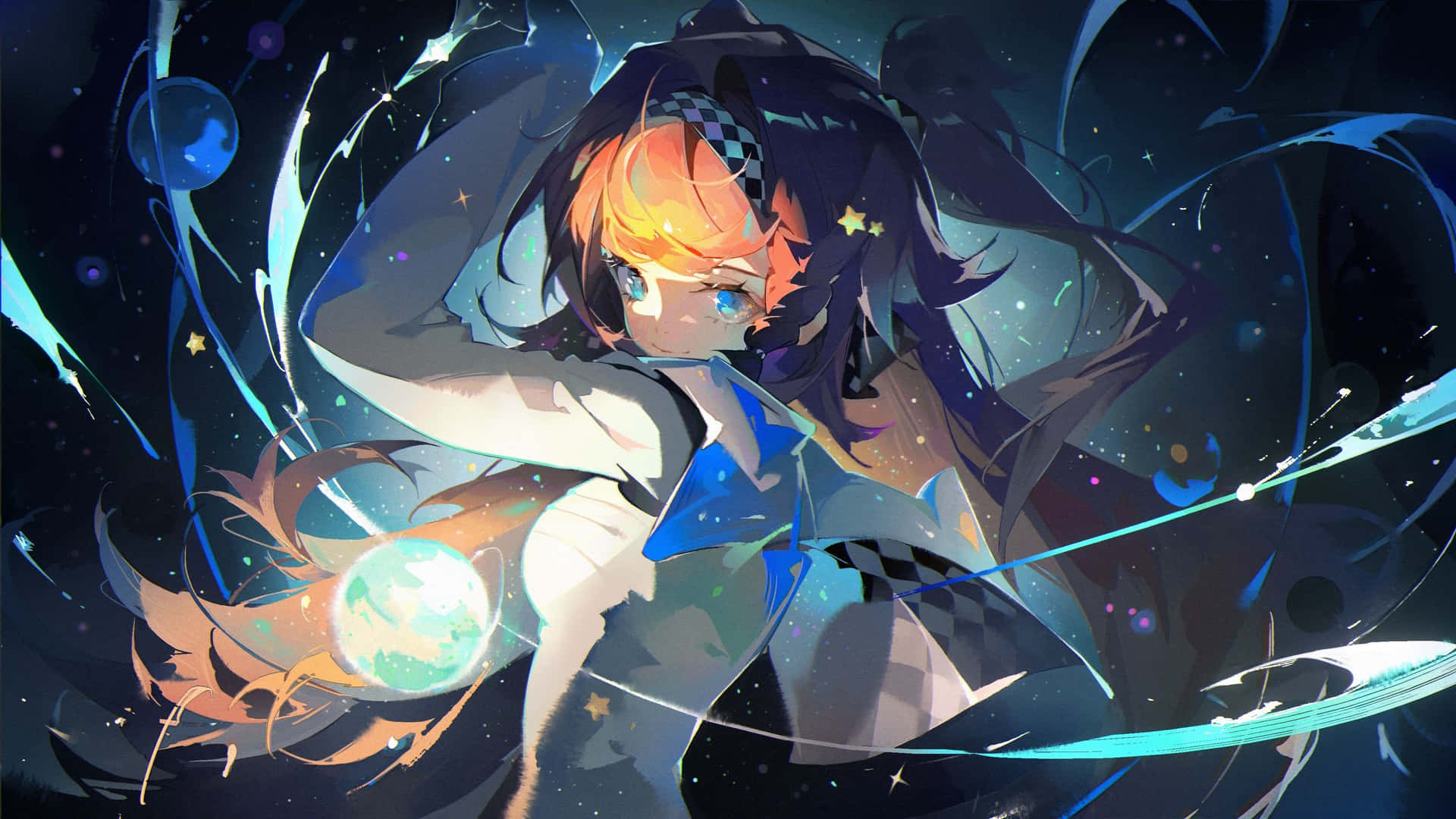 Cosmic Dream Anime Art Wallpaper
