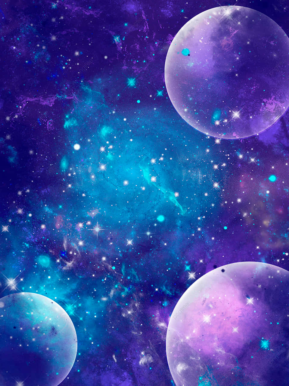 Cosmic_ Dreamscape_ Purple_ Hues Wallpaper