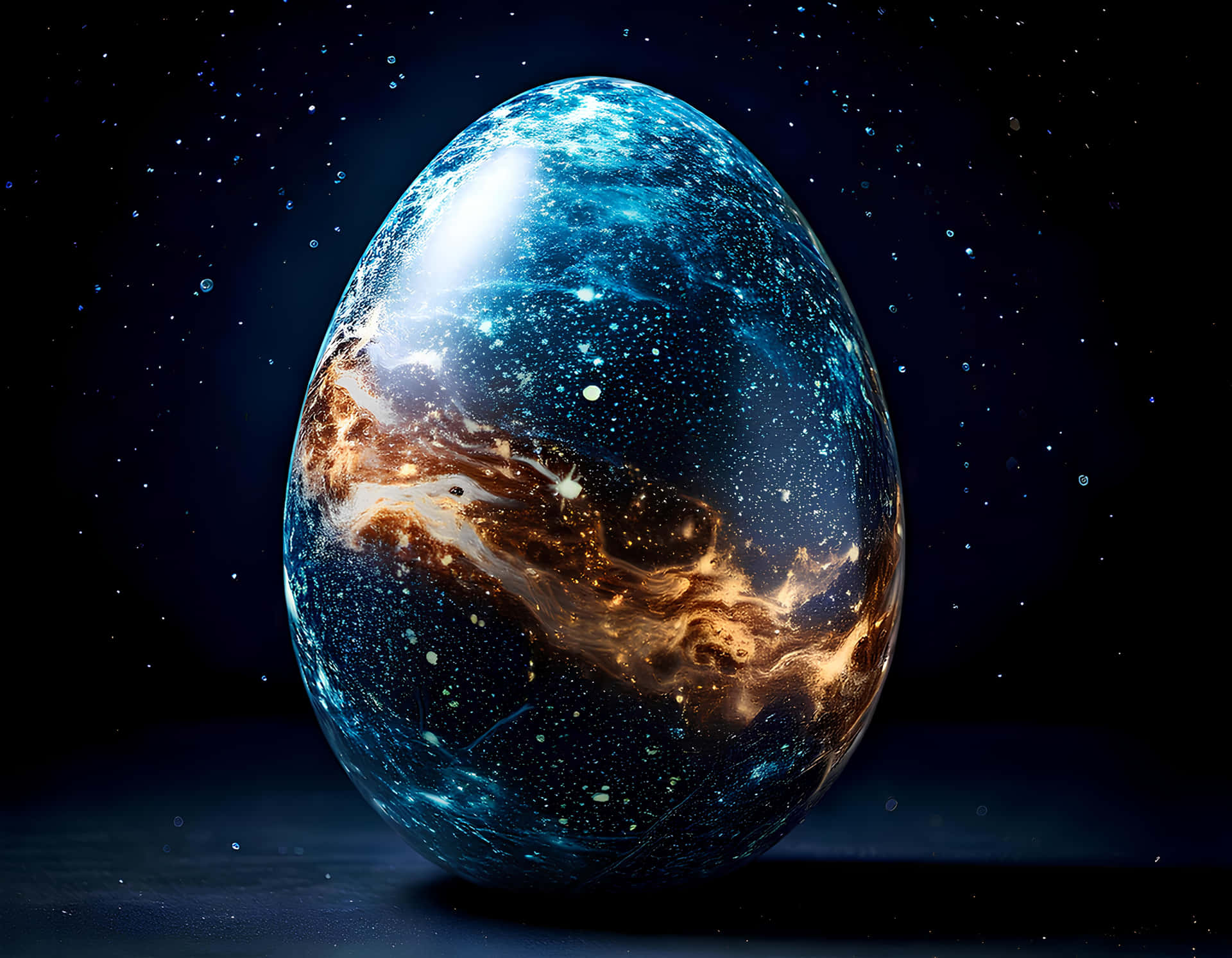 Cosmic Easter Egg Wallpaper