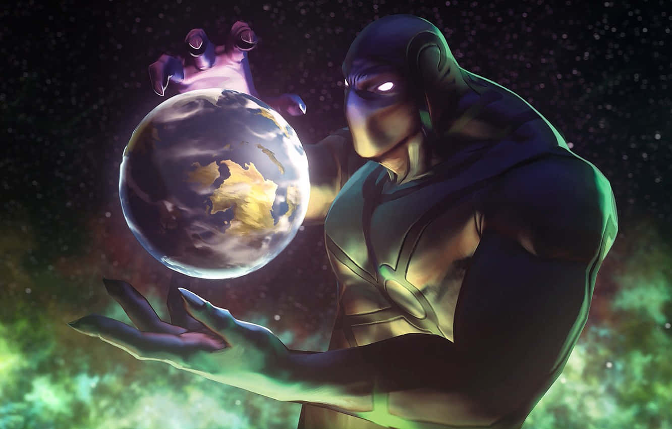 Cosmic_ Entity_ Holding_ Earth_ Space_ Gaming.jpg Wallpaper