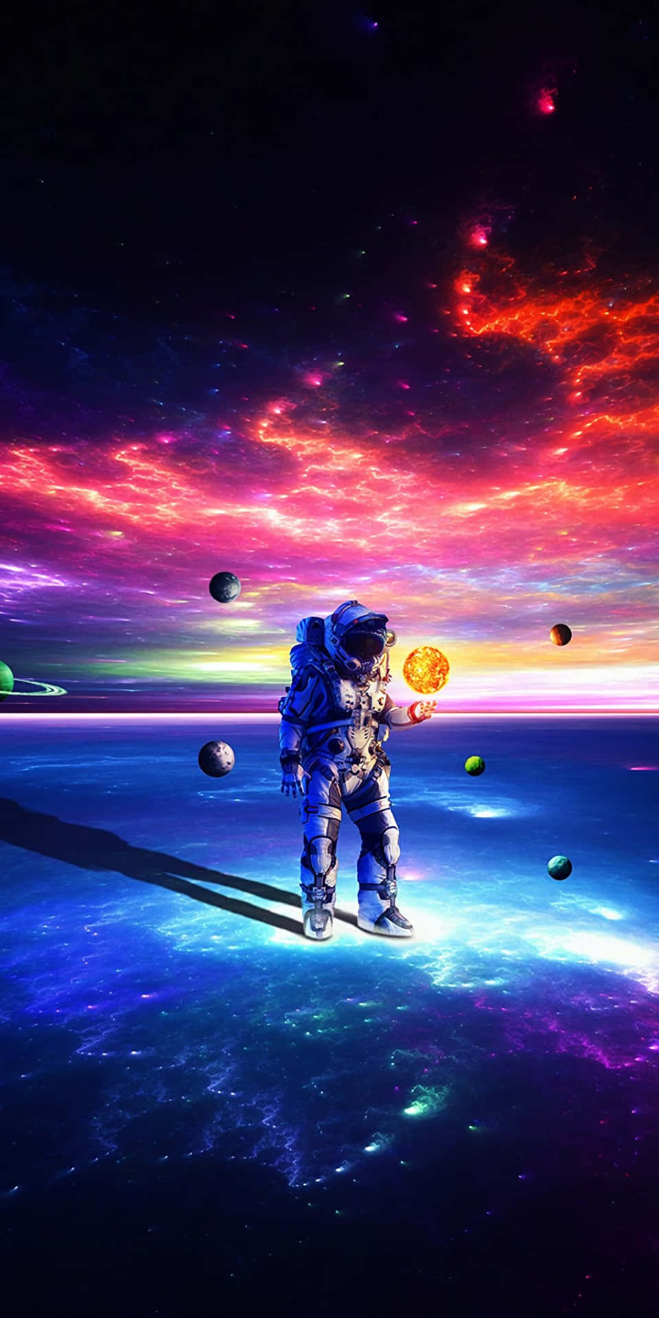 Cosmic_ Explorer_ Amidst_ Colorful_ Nebula.jpg Wallpaper