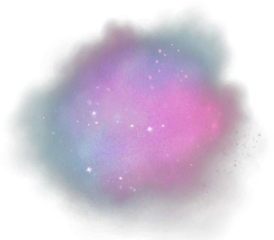 Cosmic Glitter Overlay PNG