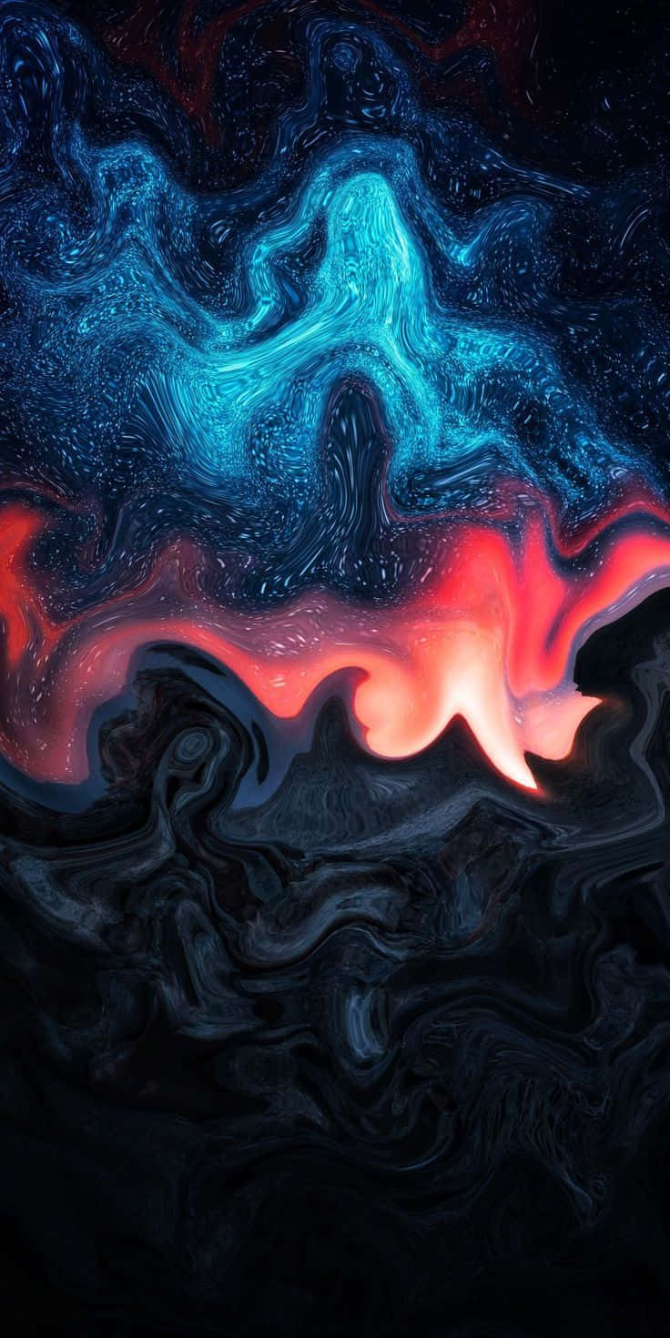 Cosmic_ Inferno_ Abstract_ Art.jpg Wallpaper