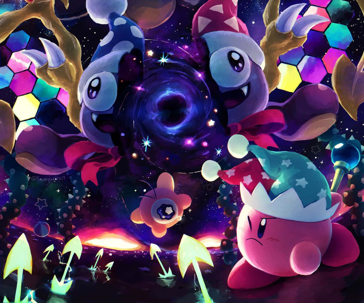 Cosmic Kirby Adventure Wallpaper